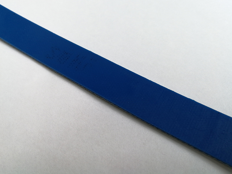 2.0mm blue glossy fabric conveyor belt